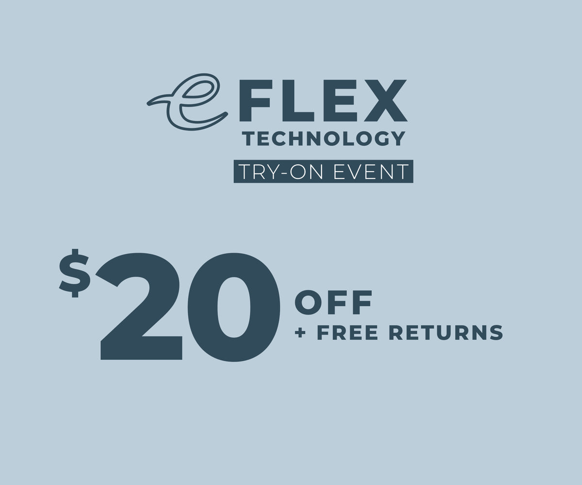 eFlex Try-On Event: $20 Off + Free Returns