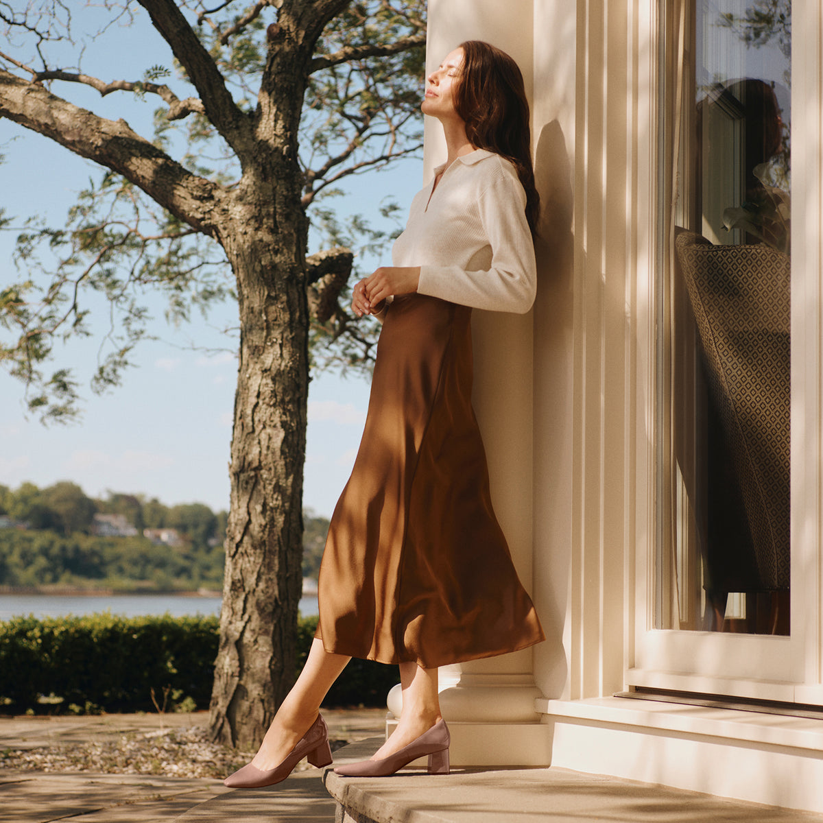 Dorian Block Heel Pumps