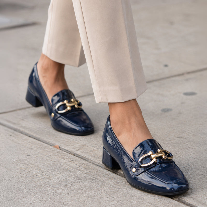Falyn Block Heel Loafers