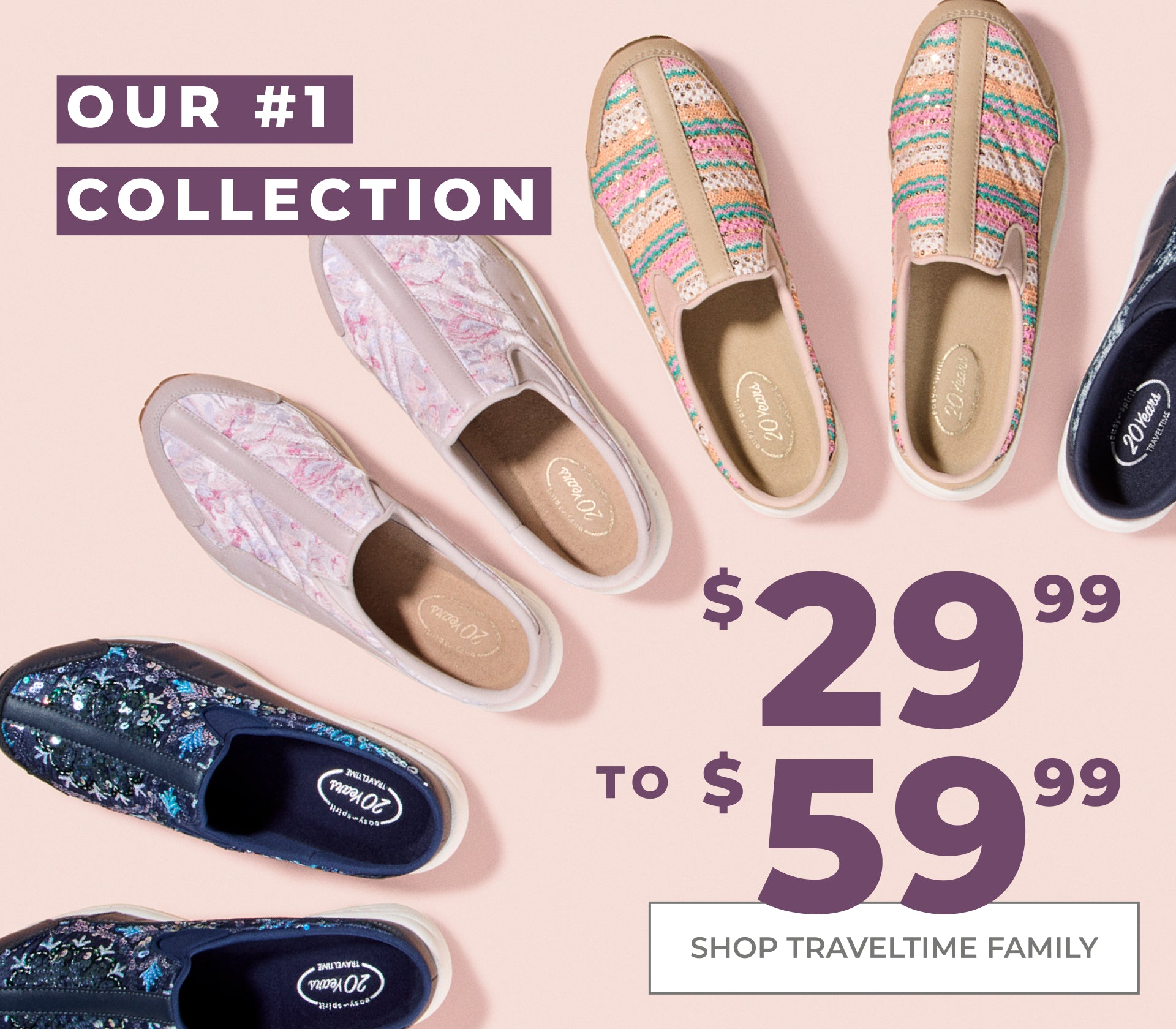 Easy Spirit - Traveltime Family Sale - $29.99-$59.99 - Price as Marked - Shop Now