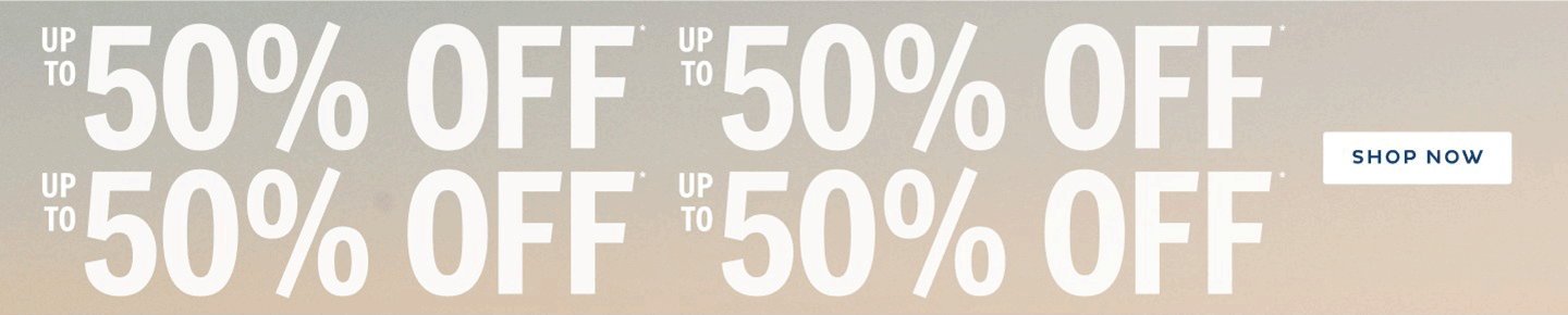 Spring Sale Up to 50% Off