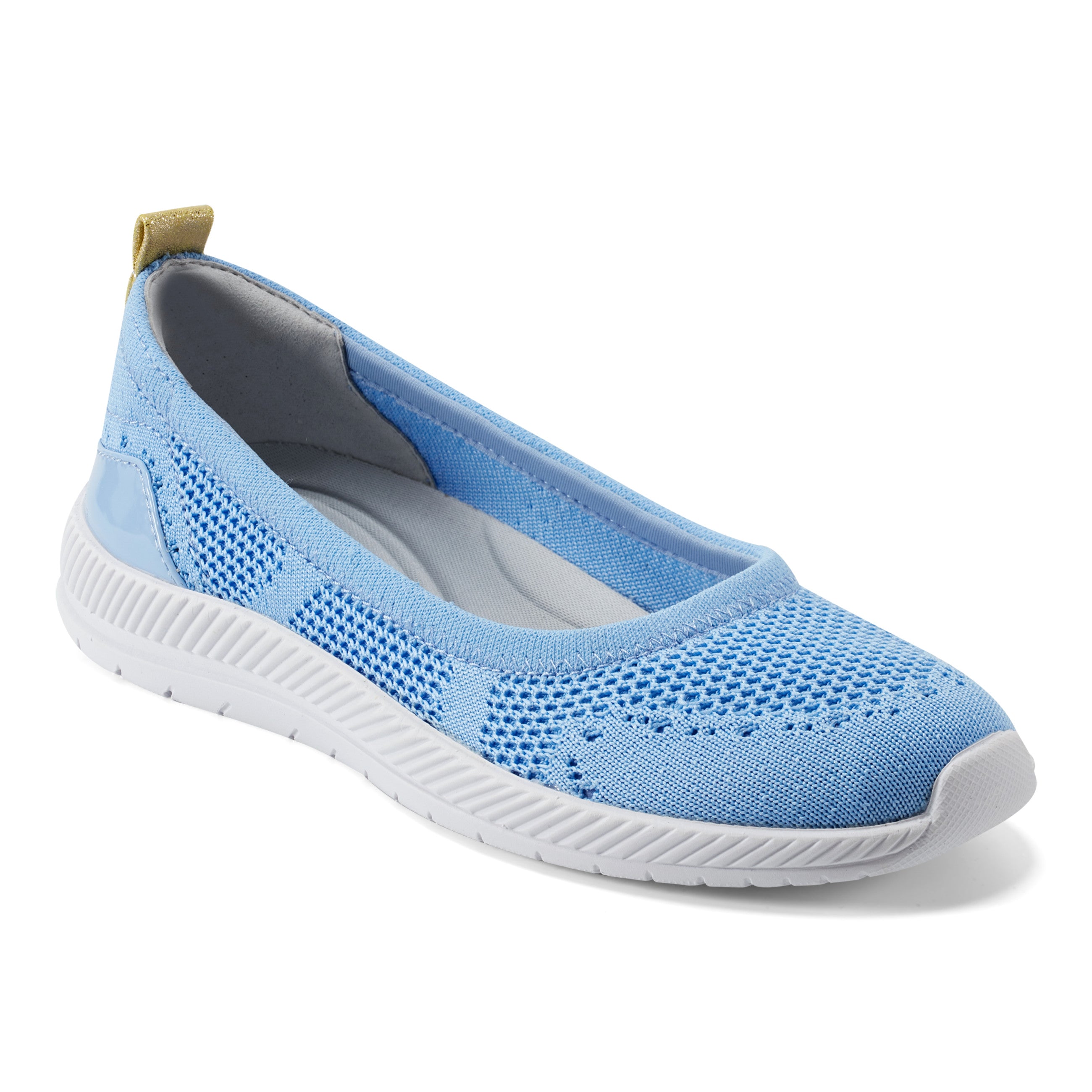 easy spirit Glitz Walking Shoes Medium Blue Free Shipping Shoes