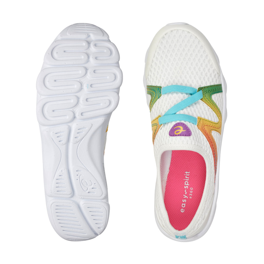Women's Riptide Clogs - White/Rainbow | Easy Spirit