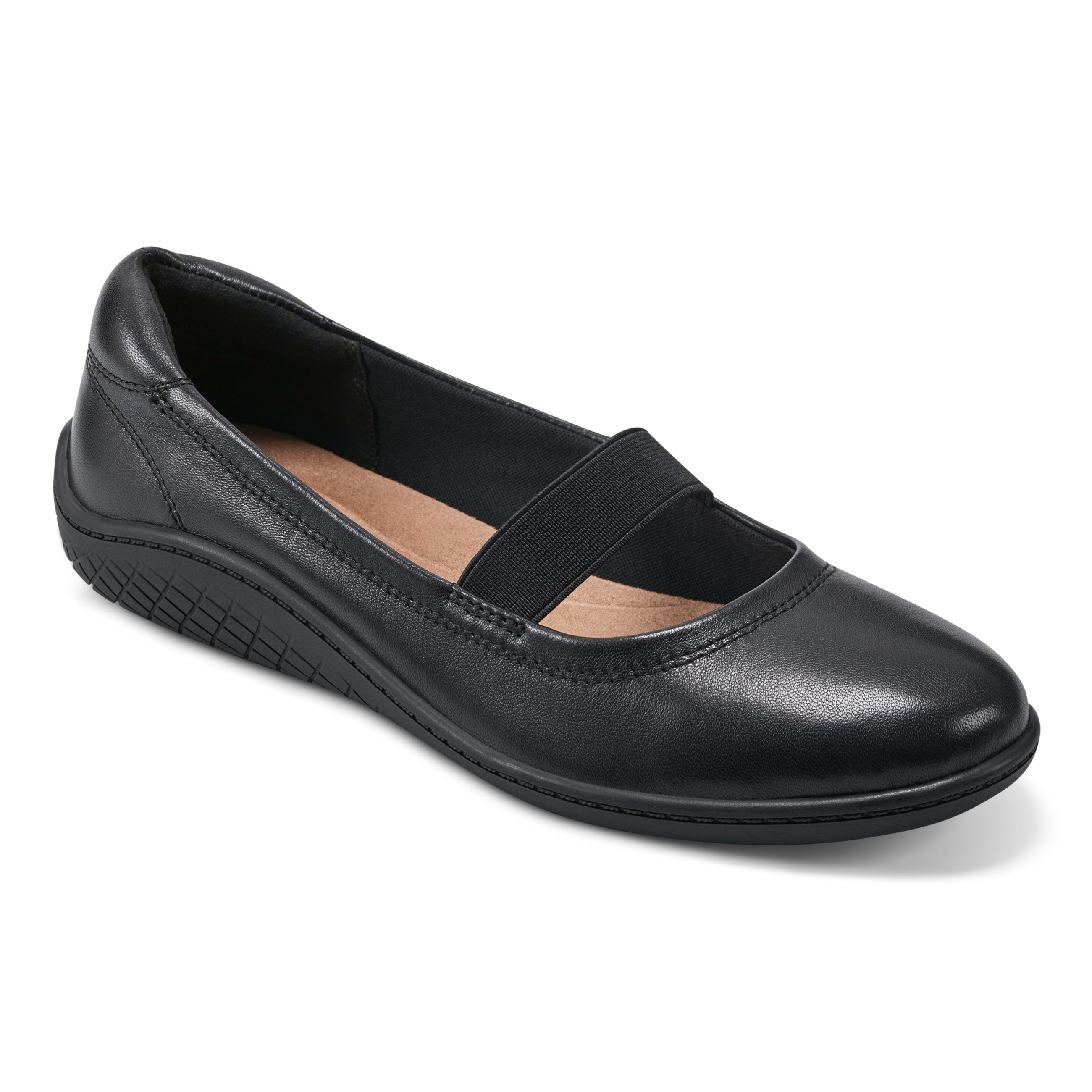 Golden Mary Jane Casual Ballet Flats – Easy Spirit