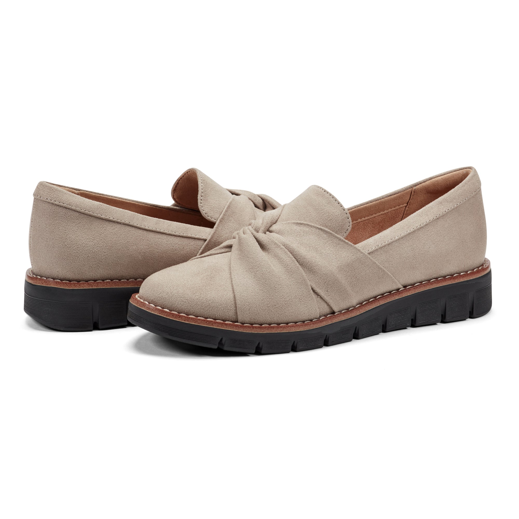 Vitalia Knotted Slip On Loafers
