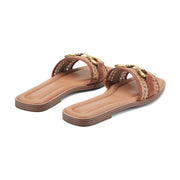 Vana Horsebit Slip On Sandals