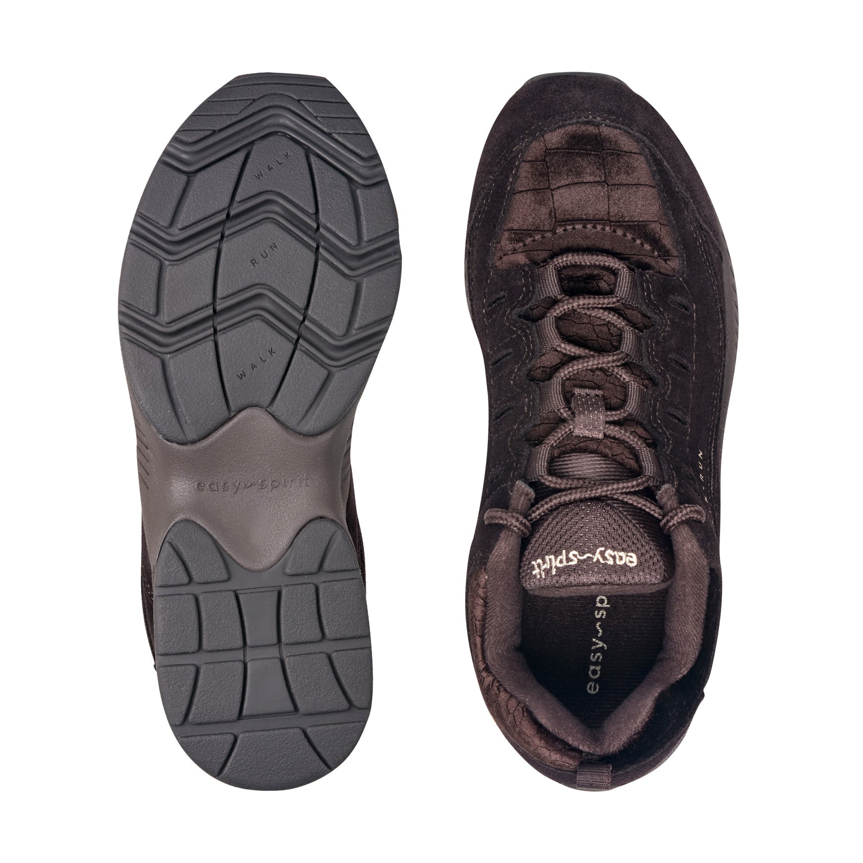 Women's Romy Walking Shoes - Dark Brown Suede | Easy Spirit
