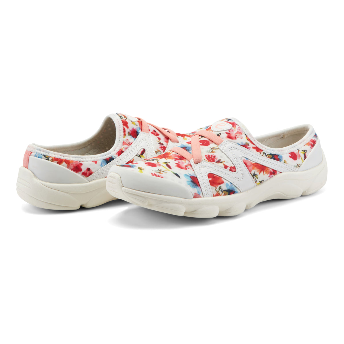 Women's Riptide Clogs - White/Red Floral Multi | Easy Spirit