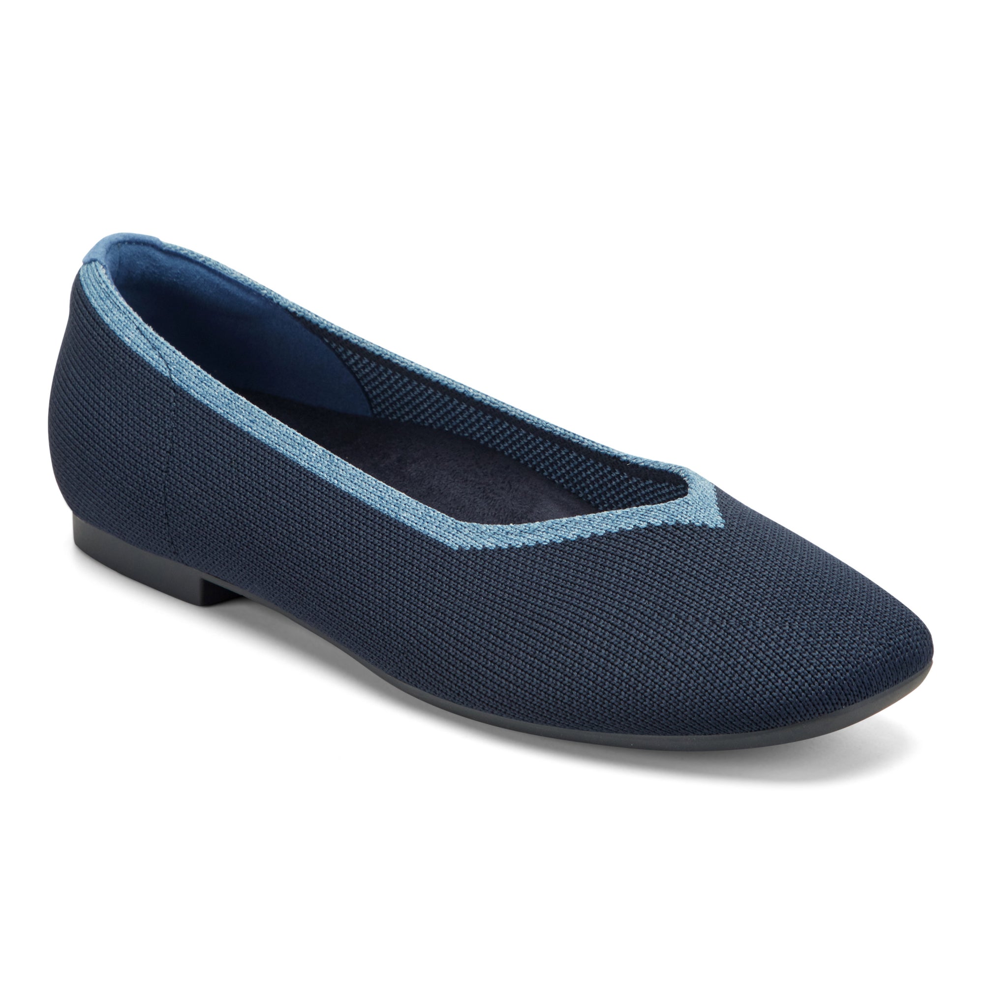 navy blue dress flats for women Navy blue flat pumps NOELIA