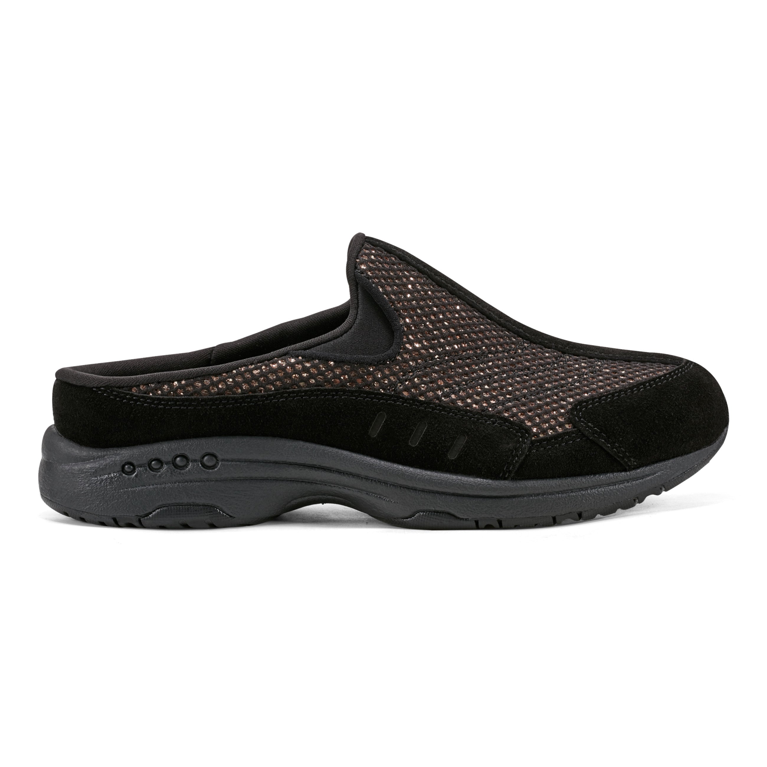 Traveltime Easy Spirit Mules Black Women's Traveltime Clogs Black