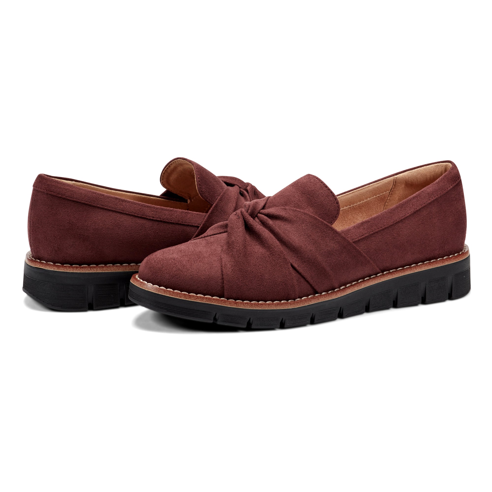 Vitalia Knotted Slip On Loafers