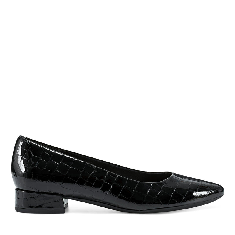 Easy Spirit Caldise Low Heel Dress Shoes - Black Croco Patent (Size 10) , Wide Width Easy Spirit Caldise Low Heel Dress Shoes - Black Croco Patent (Size 10) , Wide Width