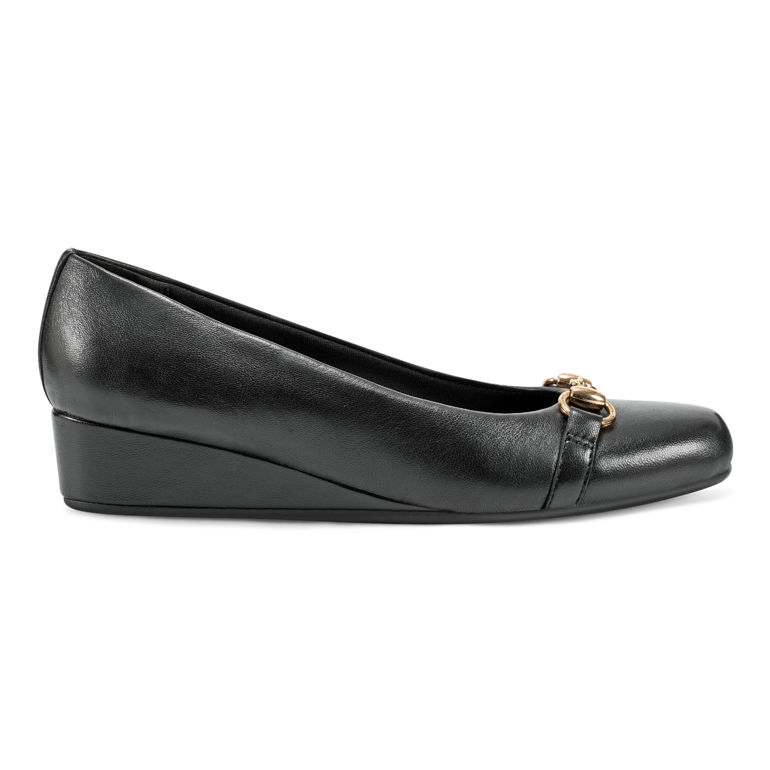 UGG Wedge Sandals Womens Sz 10 Black Leather Slip On Wedge Platform – Shop  Thrift World