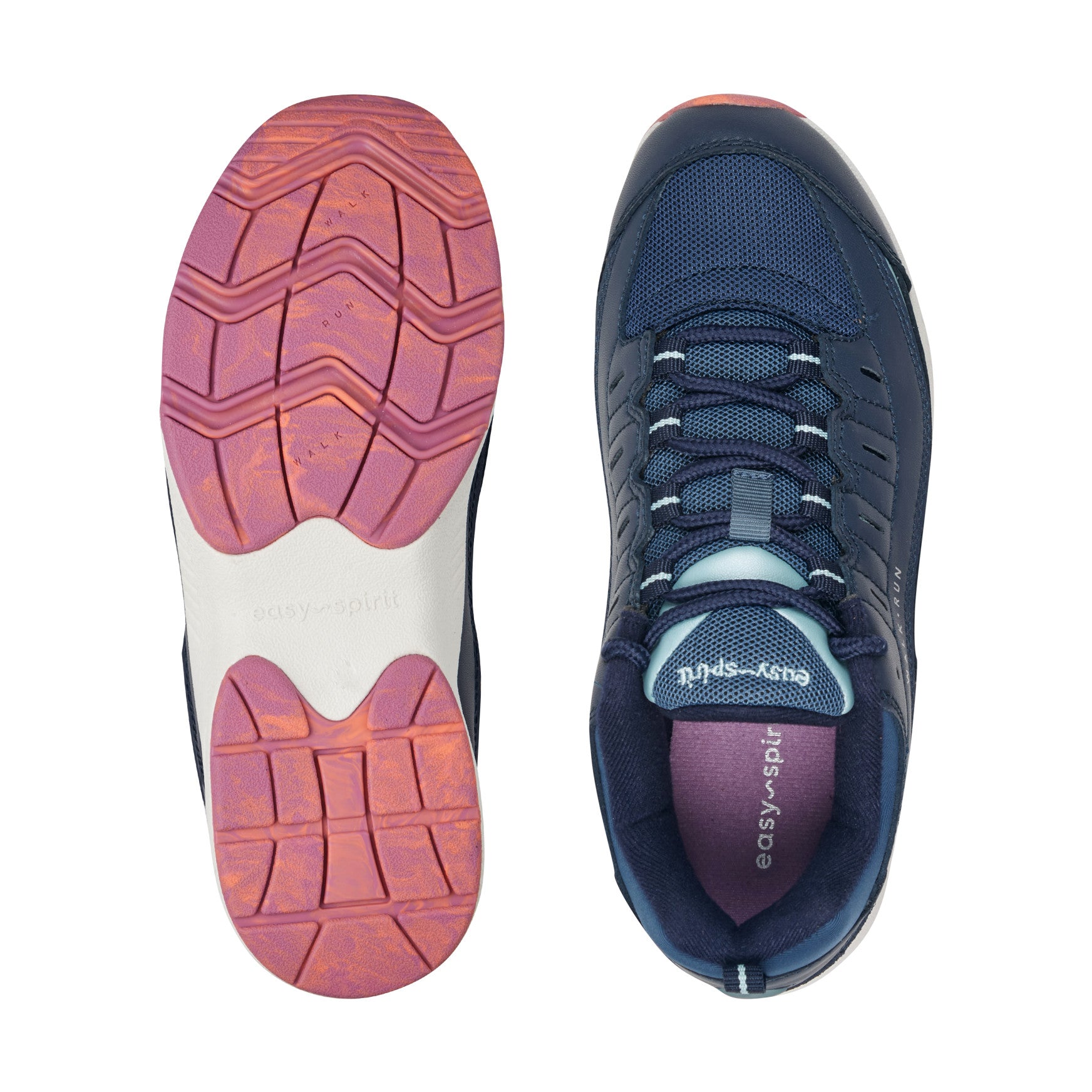 Women's Romy Walking Shoes - Navy Leather | Easy Spirit