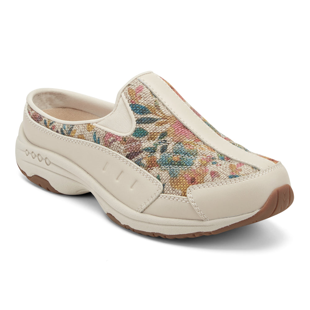 Women's Traveltime Clogs - Light Natural/Floral Multi | Easy Spirit