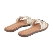 Vana Horsebit Slip On Sandals