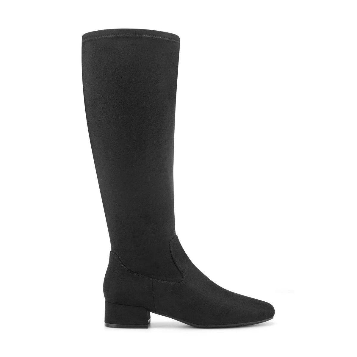 Danilyn Wide Calf Block Heel Boots