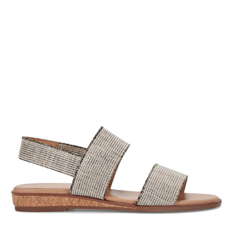 women's flat dress sandals for Women Dressy Summer Sandals with Back Strap Open Toe Slingback Ankle Strap Sandals Wedding Bridal Prom Bride Bridesmaid Sandals Comfortable Cute Casual Sandals (B-Khaki, 6) Skid Sole Imported Shoes Run True To Size White Satin Flat Sandal with