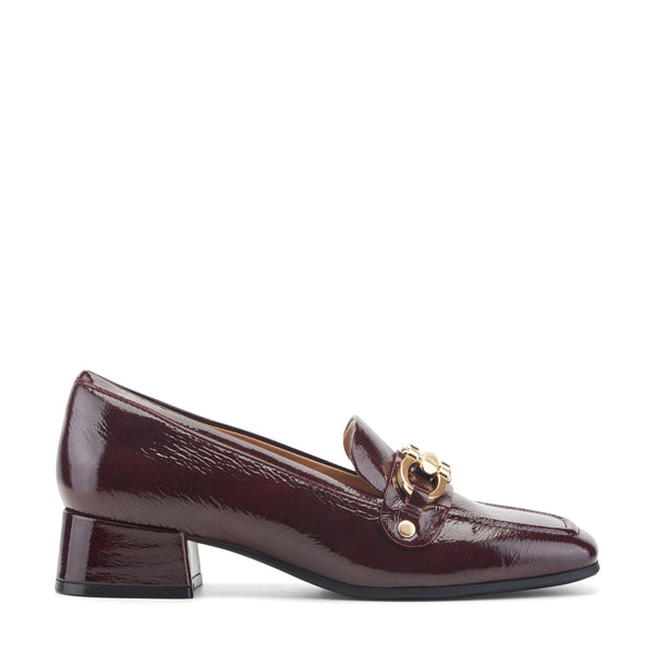 women's burgundy dress shoes Easy Spirit Falyn eFlex Block Heel Loafers, Burgundy, 9.5M, Leather Color:Mint Vista stretch jersey deep v-neck or dress them down Patterns:Bottoms