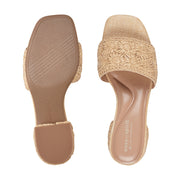 Rosario Raffia Dress Sandals
