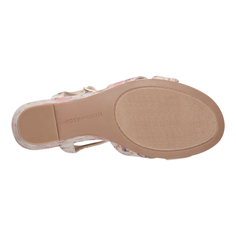 light pink dress sandals Women's Noya Dress Wedge Sandals - Light Pink Floral Multi