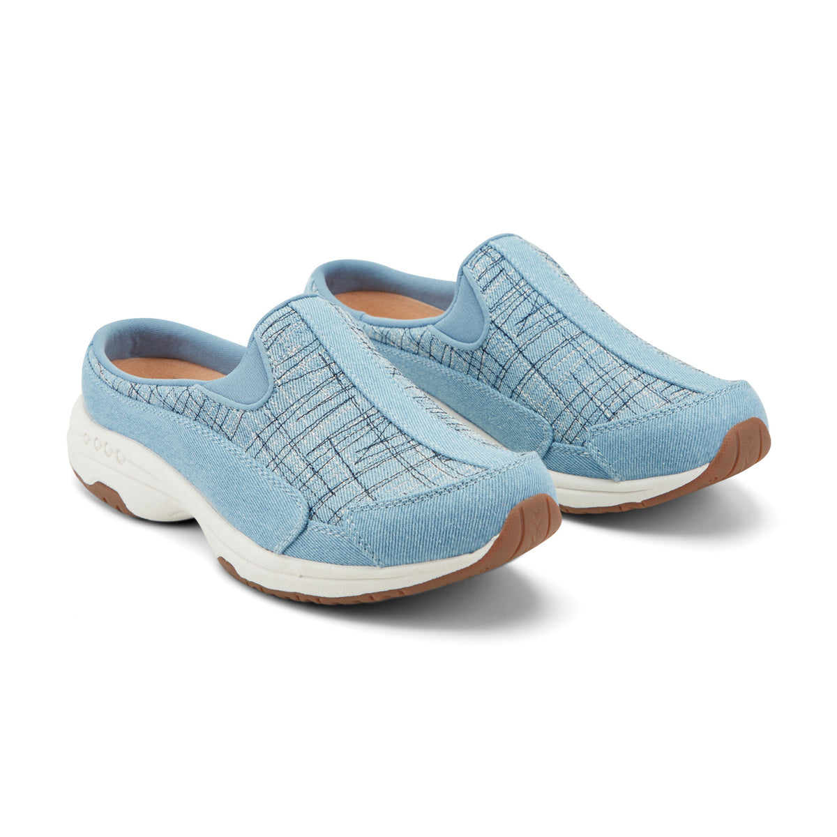 Women's Traveltime Clogs - Light Blue Multi | Easy Spirit