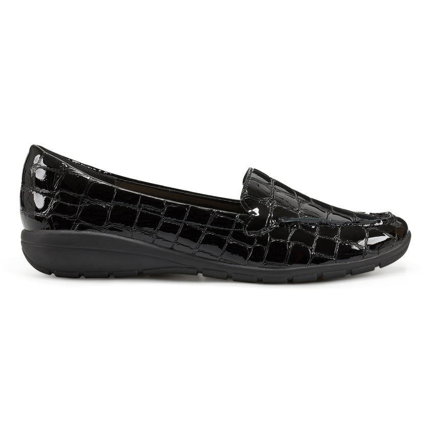 Abide Croco Print Casual Flats Easy Spirit